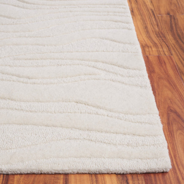 Safavieh Rodeo Drive Luxurious Hand-tufted Ivory Rug – Contemporary Wave Pattern For Modern Home Décor Ivory 80% Wool,20% Cotton Rd451a-24