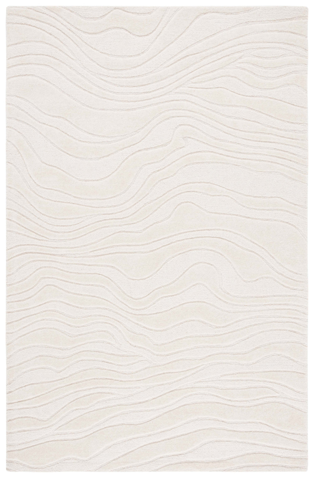 Safavieh Rodeo Hand-tufted Runner Rug - Luxurious Wool & Cotton Blend, Modern Design For Elegant Spaces Ivory 80% Wool,20% Cotton Rd451a-5