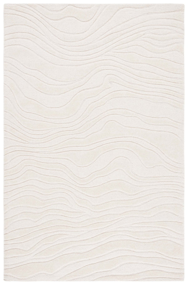 Safavieh Rodeo Drive Luxurious Hand-tufted Ivory Rug – Contemporary Wave Pattern For Modern Home Décor Ivory 80% Wool,20% Cotton Rd451a-24
