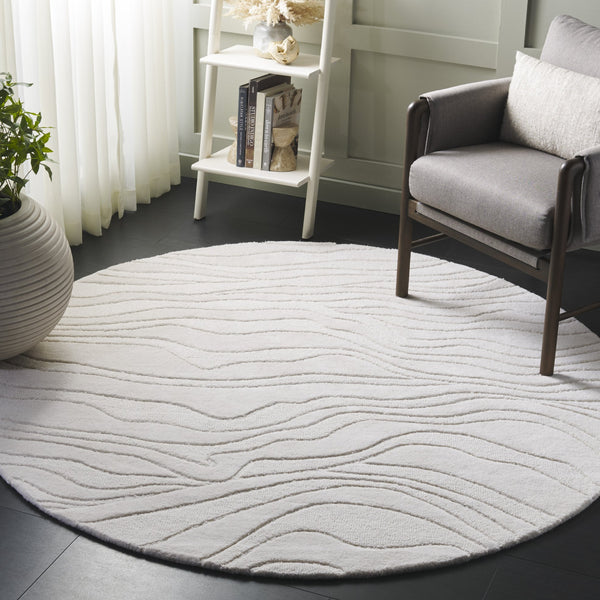 Safavieh Rodeo Hand-tufted Runner Rug - Luxurious Wool & Cotton Blend, Modern Design For Elegant Spaces Ivory 80% Wool,20% Cotton Rd451a-6r