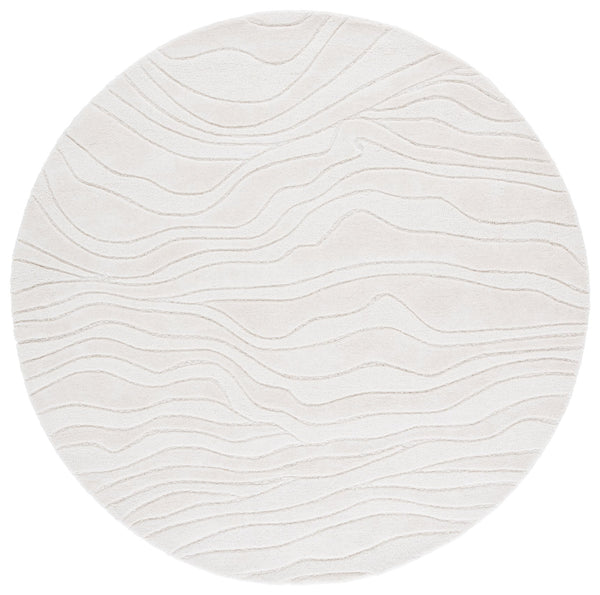 Safavieh Rodeo Hand-tufted Runner Rug - Luxurious Wool & Cotton Blend, Modern Design For Elegant Spaces Ivory 80% Wool,20% Cotton Rd451a-6r