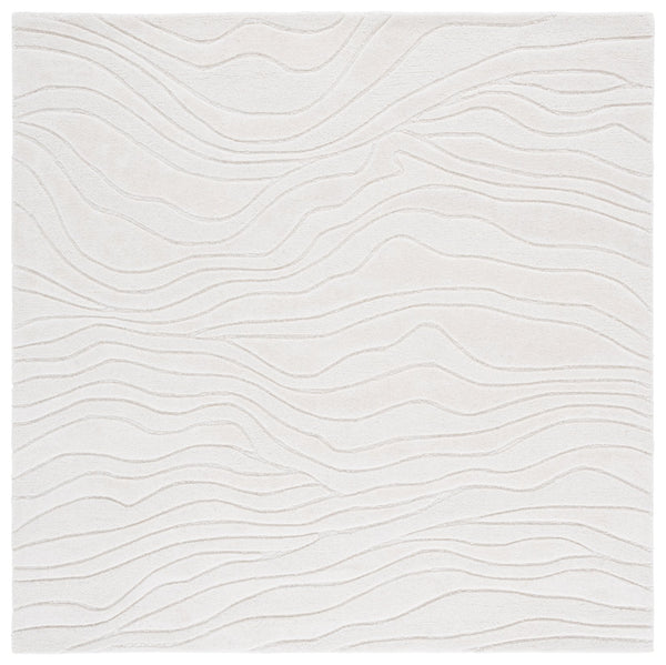 Safavieh Rodeo Hand-tufted Runner Rug - Luxurious Wool & Cotton Blend, Modern Design For Elegant Spaces Ivory 80% Wool,20% Cotton Rd451a-6sq