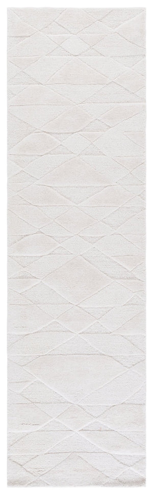 Safavieh Rodeo Drive Handcrafted Runner Area Rug – Luxurious Modern Design With Geometric Patterns And Softness Ivory 80% Wool,20% Cotton Rd454a-28