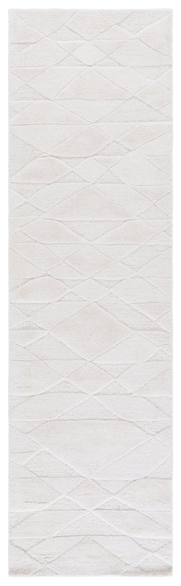 Safavieh Rodeo Drive Handcrafted Runner Area Rug – Luxurious Modern Design With Geometric Patterns And Softness Ivory 80% Wool,20% Cotton Rd454a-28