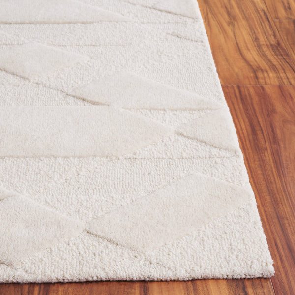Safavieh Rodeo Drive Handcrafted Runner Area Rug – Luxurious Modern Design With Geometric Patterns And Softness Ivory 80% Wool,20% Cotton Rd454a-5