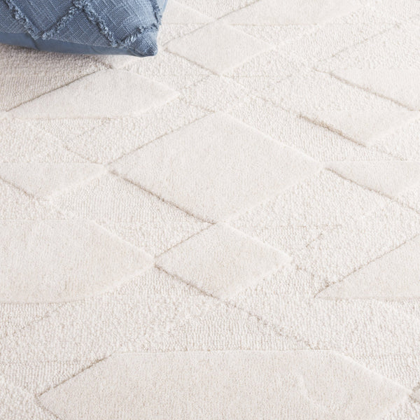 Safavieh Rodeo Drive Handcrafted Runner Area Rug – Luxurious Modern Design With Geometric Patterns And Softness Ivory 80% Wool,20% Cotton Rd454a-5