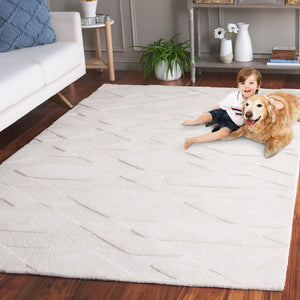 Safavieh Rodeo Hand-tufted Ivory Modern Area Rug - Sophisticated Geometric Design For Stylish Interiors Ivory 80% Wool,20% Cotton Rd454a-3