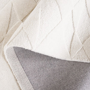 Safavieh Rodeo Hand-tufted Ivory Modern Area Rug - Sophisticated Geometric Design For Stylish Interiors Ivory 80% Wool,20% Cotton Rd454a-3