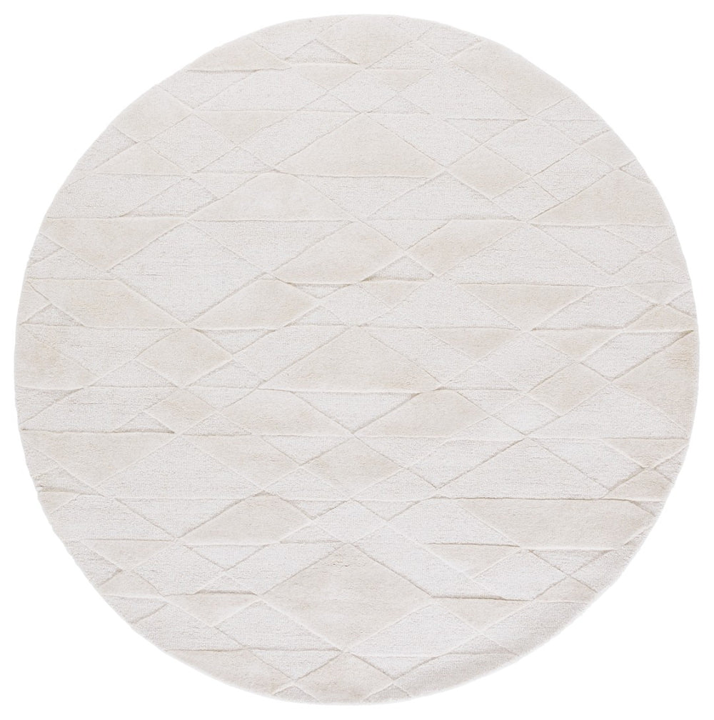Safavieh Rodeo Hand-tufted Ivory Modern Area Rug - Sophisticated Geometric Design For Stylish Interiors Ivory 80% Wool,20% Cotton Rd454a-3