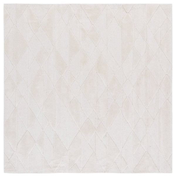 Safavieh Rodeo Drive Handcrafted Runner Area Rug – Luxurious Modern Design With Geometric Patterns And Softness Ivory 80% Wool,20% Cotton Rd454a-6sq