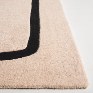 Safavieh Rodeo Elegant Hand-tufted Area Rug - Luxurious Wool & Cotton Blend For Timeless Home Decor Style Ivory ,Black 90% Wool 10% Cotton Rd477z-5