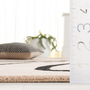 Safavieh Rodeo Elegant Hand-tufted Area Rug - Luxurious Wool & Cotton Blend For Timeless Home Decor Style Ivory ,Black 90% Wool 10% Cotton Rd477z-5