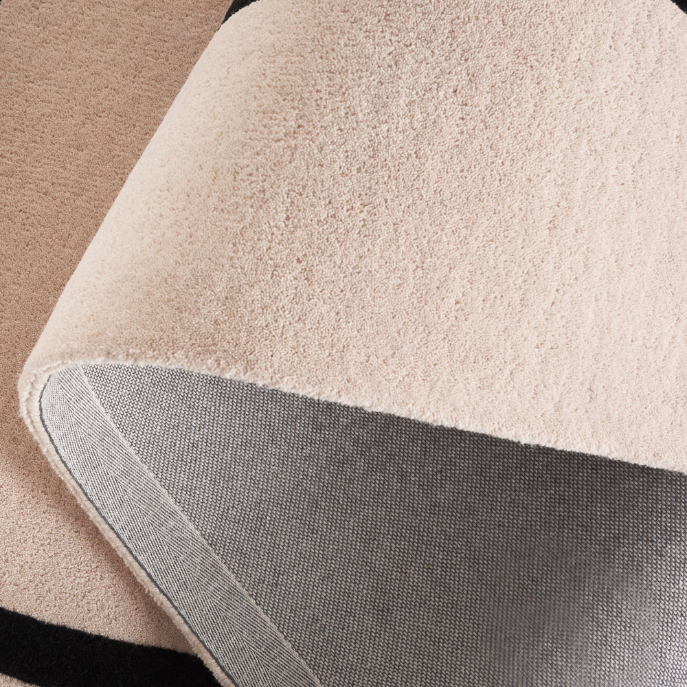 Safavieh Rodeo Elegant Hand-tufted Area Rug - Luxurious Wool & Cotton Blend For Timeless Home Decor Style Ivory ,Black 90% Wool 10% Cotton Rd477z-5