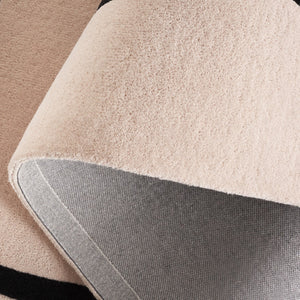 Safavieh Rodeo Striking Handcrafted Area Rug With Abstract Design - Luxurious Wool & Cotton Blend For Elegance Ivory ,Black 90% Wool 10% Cotton Rd477z-6