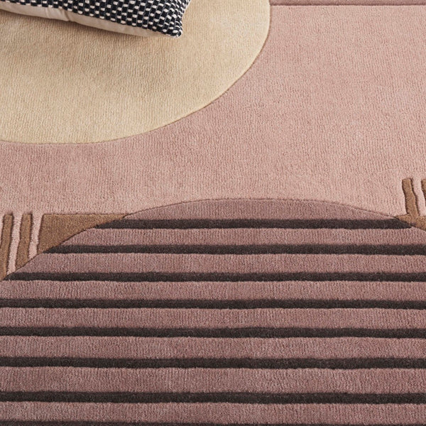 Safavieh Rodeo Drive Handcrafted Area Rug – Luxurious Wool Blend With Timeless Elegance For Home Decor Beige ,Black 90% Wool 10% Cotton Rd478b-6