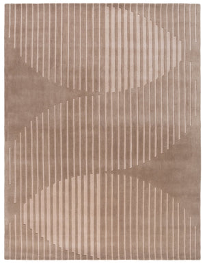 Safavieh Rodeo Hand-Tufted Beige Wool Rug With Geometric-Modern Design — Durable, Plush, Artisanal Comfort For Rooms 8'-0" x 10'-0" RD481B-8
