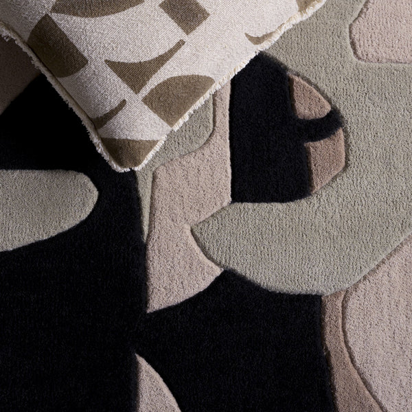 Safavieh Rodeo Hand-Tufted Grey Ivory Area Rug — Minimalist Wool-Cotton Blend, Low-Profile Elegance For Rooms 8'-0" x 10'-0" RD482F-8