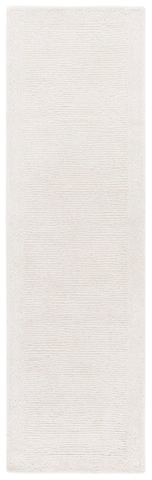 Safavieh Rodeo Handcrafted Area Rug - Luxurious Geometric Tufted Design For Elegant Home Décor & Comfort Ivory 80% Wool & 20% Cotton Rd675a-4