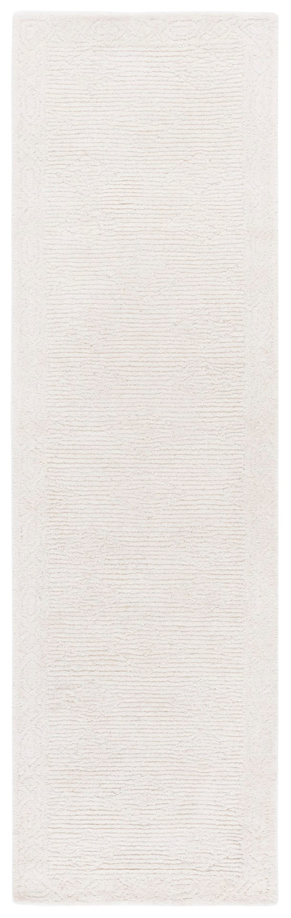 Safavieh Rodeo Handcrafted Area Rug - Luxurious Geometric Tufted Design For Elegant Home Décor & Comfort Ivory 80% Wool & 20% Cotton Rd675a-4