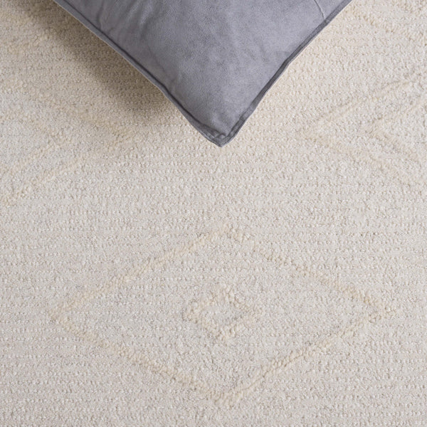 Safavieh Rodeo Hand-tufted Wool And Cotton Rug - Elegant Geometric Design For Sophisticated Home Decor Ivory 80% Wool & 20% Cotton Rd675a-8