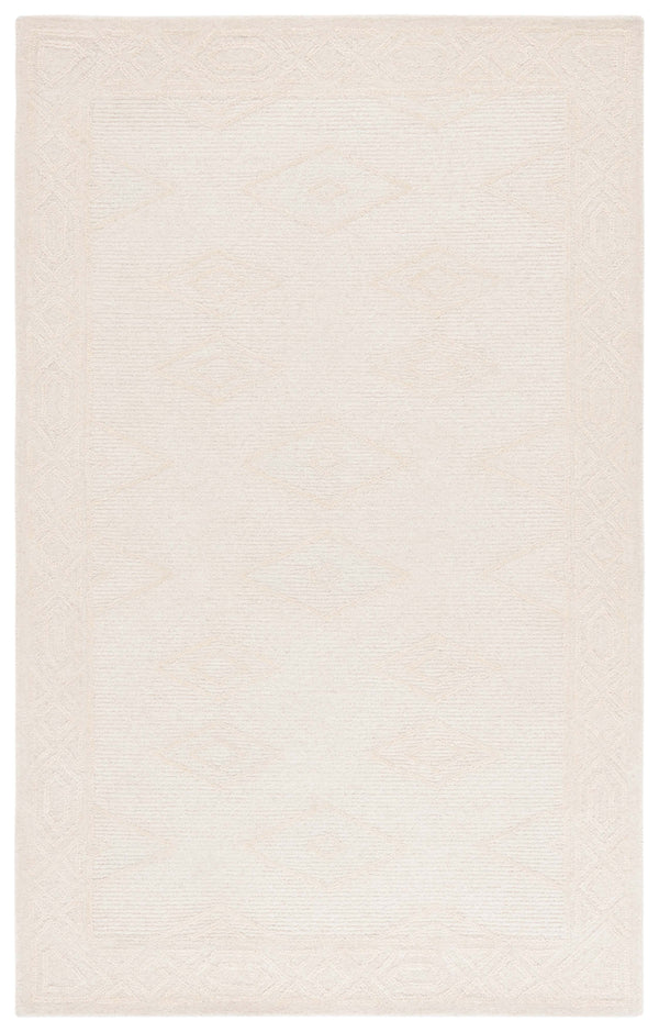 Safavieh Rodeo Hand-tufted Wool And Cotton Rug - Elegant Geometric Design For Sophisticated Home Decor Ivory 80% Wool & 20% Cotton Rd675a-8