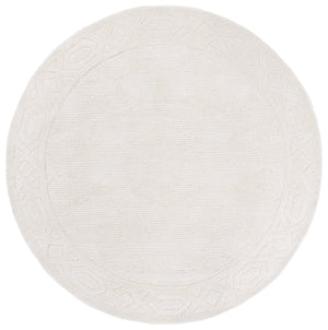 Safavieh Rodeo Hand-tufted Wool And Cotton Rug - Elegant Geometric Design For Sophisticated Home Decor Ivory 80% Wool & 20% Cotton Rd675a-8