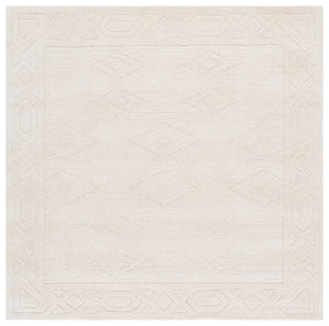 Safavieh Rodeo Hand-tufted Wool And Cotton Rug - Elegant Geometric Design For Sophisticated Home Decor Ivory 80% Wool & 20% Cotton Rd675a-8