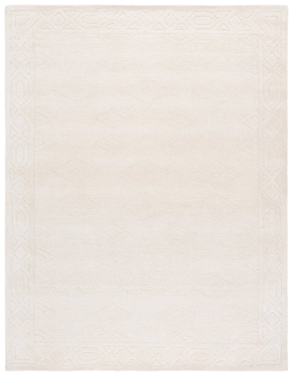 Safavieh Rodeo Hand-tufted Wool And Cotton Rug - Elegant Geometric Design For Sophisticated Home Decor Ivory 80% Wool & 20% Cotton Rd675a-8