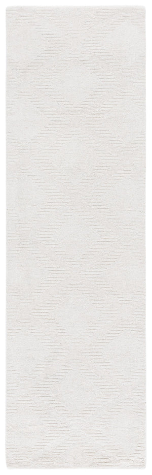 Safavieh Rodeo Hand-tufted Area Rug - Luxurious Wool & Cotton Blend With Geometric Design For Elegant Spaces Ivory 80% Wool & 20% Cotton Rd676a-8