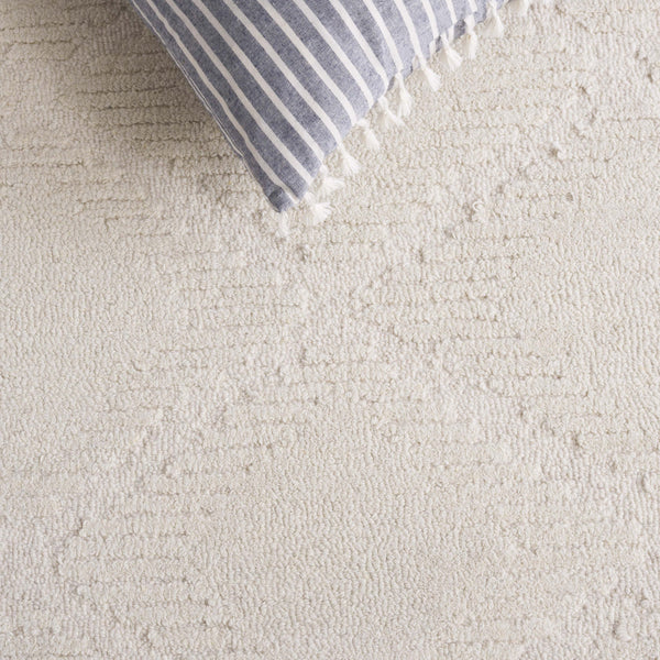 Safavieh Rodeo Hand-tufted Medium Rectangle Area Rug - Elegant Geometric Design For Modern Home Decor Ivory 80% Wool & 20% Cotton Rd676a-5