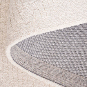 Safavieh Rodeo Hand-tufted Area Rug - Luxurious Wool & Cotton Blend With Geometric Design For Elegant Spaces Ivory 80% Wool & 20% Cotton Rd676a-8