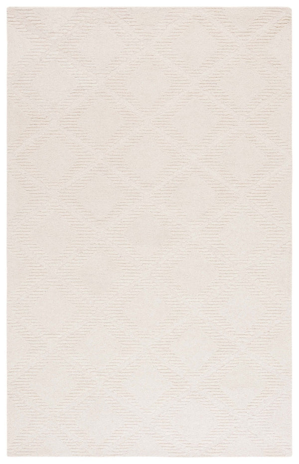 Safavieh Rodeo Drive Hand-tufted Area Rug - Elegant Geometric Design In Luxurious Wool And Cotton Blend Ivory 80% Wool & 20% Cotton Rd676a-6