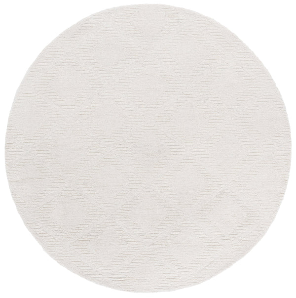 Safavieh Rodeo Hand-tufted Area Rug - Luxurious Wool & Cotton Blend With Geometric Design For Elegant Spaces Ivory 80% Wool & 20% Cotton Rd676a-8
