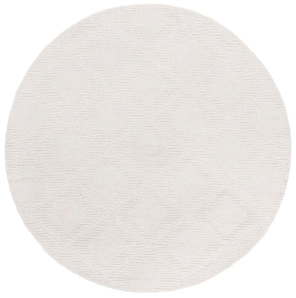 Safavieh Rodeo Drive Hand-tufted Area Rug - Elegant Geometric Design In Luxurious Wool And Cotton Blend Ivory 80% Wool & 20% Cotton Rd676a-6