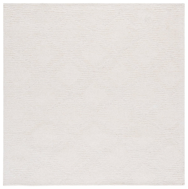 Safavieh Rodeo Hand-tufted Area Rug - Luxurious Wool & Cotton Blend With Geometric Design For Elegant Spaces Ivory 80% Wool & 20% Cotton Rd676a-8