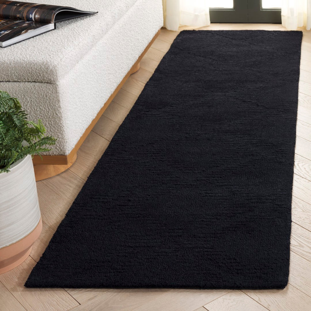 Safavieh Rodeo Drive Hand-tufted Area Rug - Elegant Geometric Design In Luxurious Wool And Cotton Blend Black 80% Wool & 20% Cotton Rd676z-9