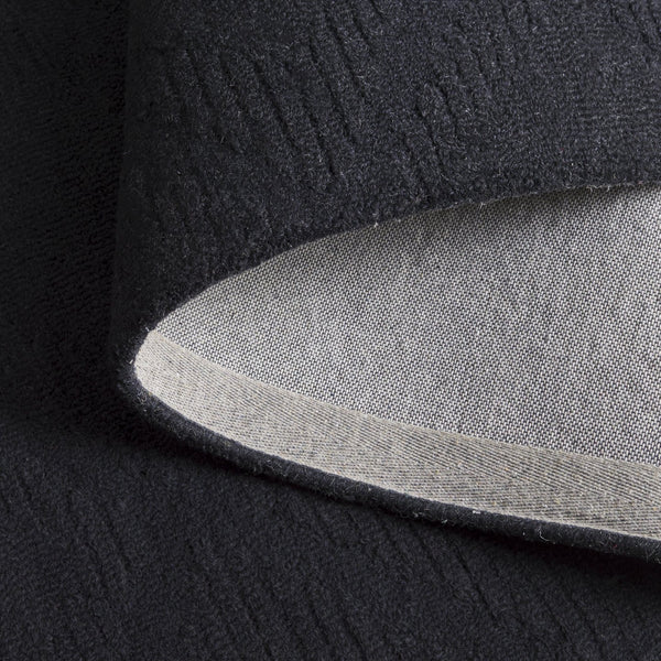 Safavieh Rodeo Hand-tufted Medium Rectangle Area Rug - Elegant Geometric Design For Modern Home Decor Black 80% Wool & 20% Cotton Rd676z-5