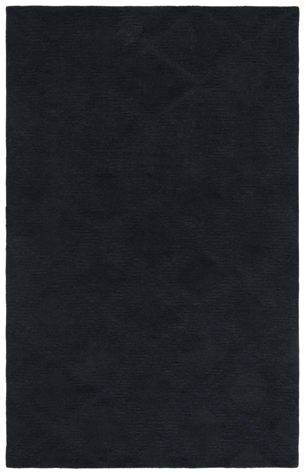 Safavieh Rodeo Hand-tufted Area Rug - Luxurious Wool & Cotton Blend With Geometric Design For Elegant Spaces Black 80% Wool & 20% Cotton Rd676z-6r