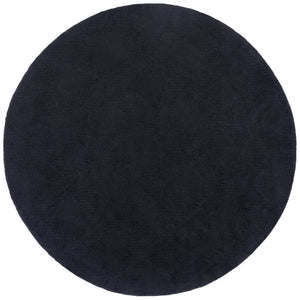 Safavieh Rodeo Hand-tufted Area Rug - Luxurious Wool & Cotton Blend With Geometric Design For Elegant Spaces Black 80% Wool & 20% Cotton Rd676z-6r