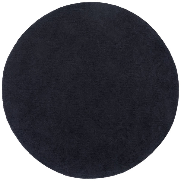 Safavieh Rodeo Hand-tufted Area Rug - Luxurious Wool & Cotton Blend With Geometric Design For Elegant Spaces Black 80% Wool & 20% Cotton Rd676z-6r