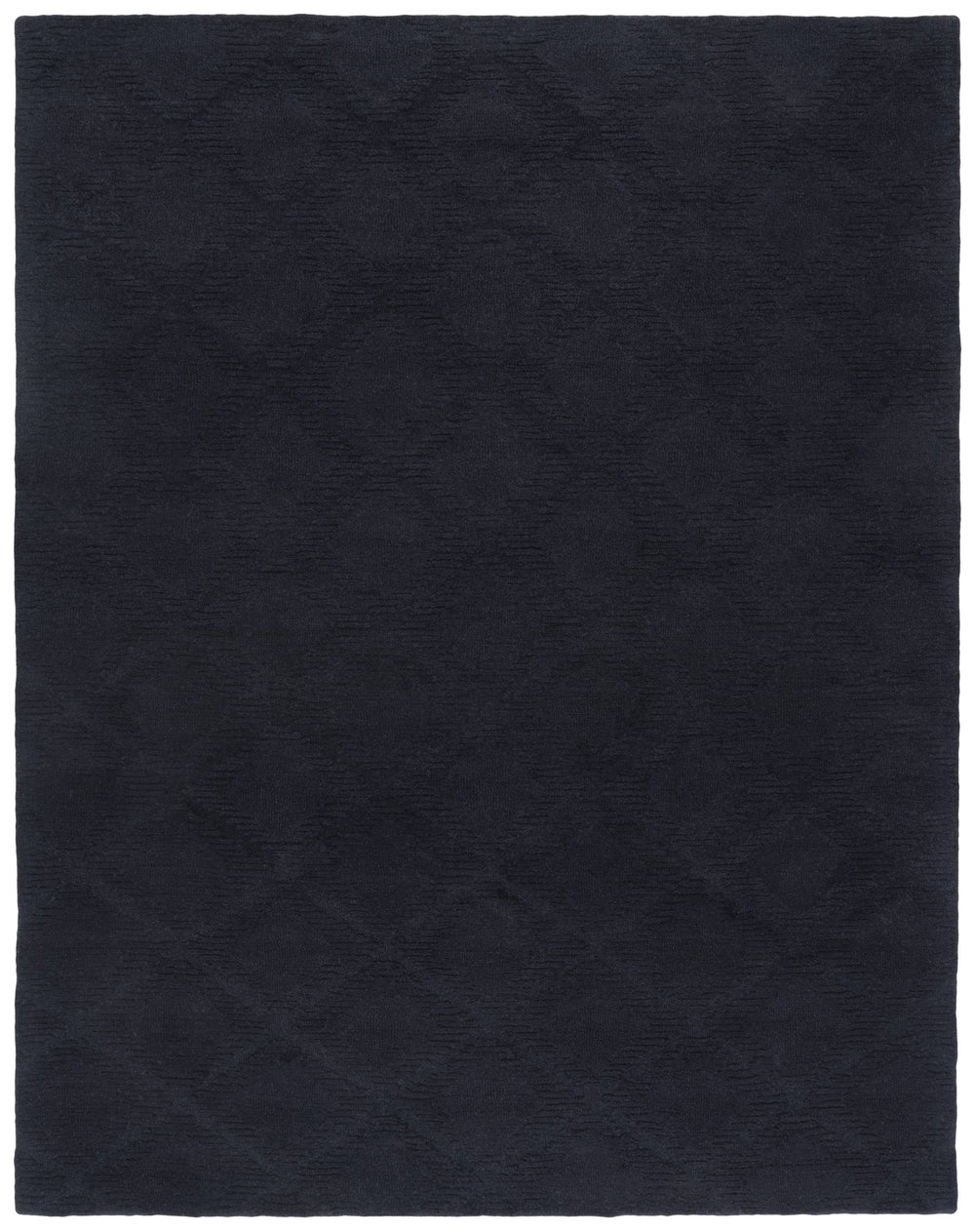 Safavieh Rodeo Hand-tufted Area Rug - Luxurious Wool & Cotton Blend With Geometric Design For Elegant Spaces Black 80% Wool & 20% Cotton Rd676z-6r