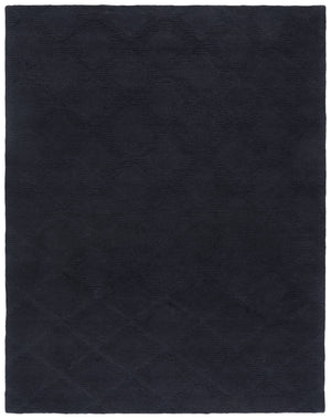 Safavieh Rodeo Hand-tufted Area Rug - Luxurious Wool & Cotton Blend With Geometric Design For Elegant Spaces Black 80% Wool & 20% Cotton Rd676z-6r