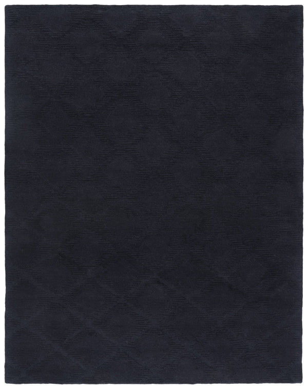 Safavieh Rodeo Hand-tufted Area Rug - Luxurious Wool & Cotton Blend With Geometric Design For Elegant Spaces Black 80% Wool & 20% Cotton Rd676z-6r