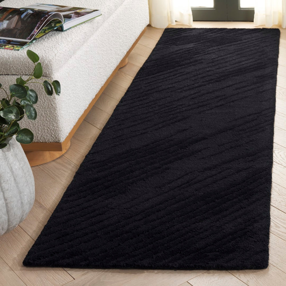 Safavieh Rodeo Drive Luxury Hand-tufted Area Rug - Elegant Wool-cotton Blend For Timeless Home Décor Black 80% Wool & 20% Cotton Rd677z-3