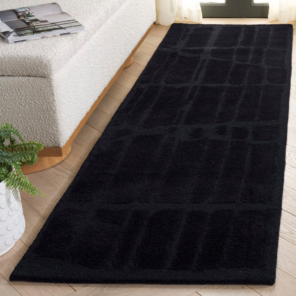 Safavieh Rodeo Drive Handcrafted Area Rug - Luxurious Elegance For Timeless Décor With Durable Comfort Black 80% Wool & 20% Cotton Rd678z-4