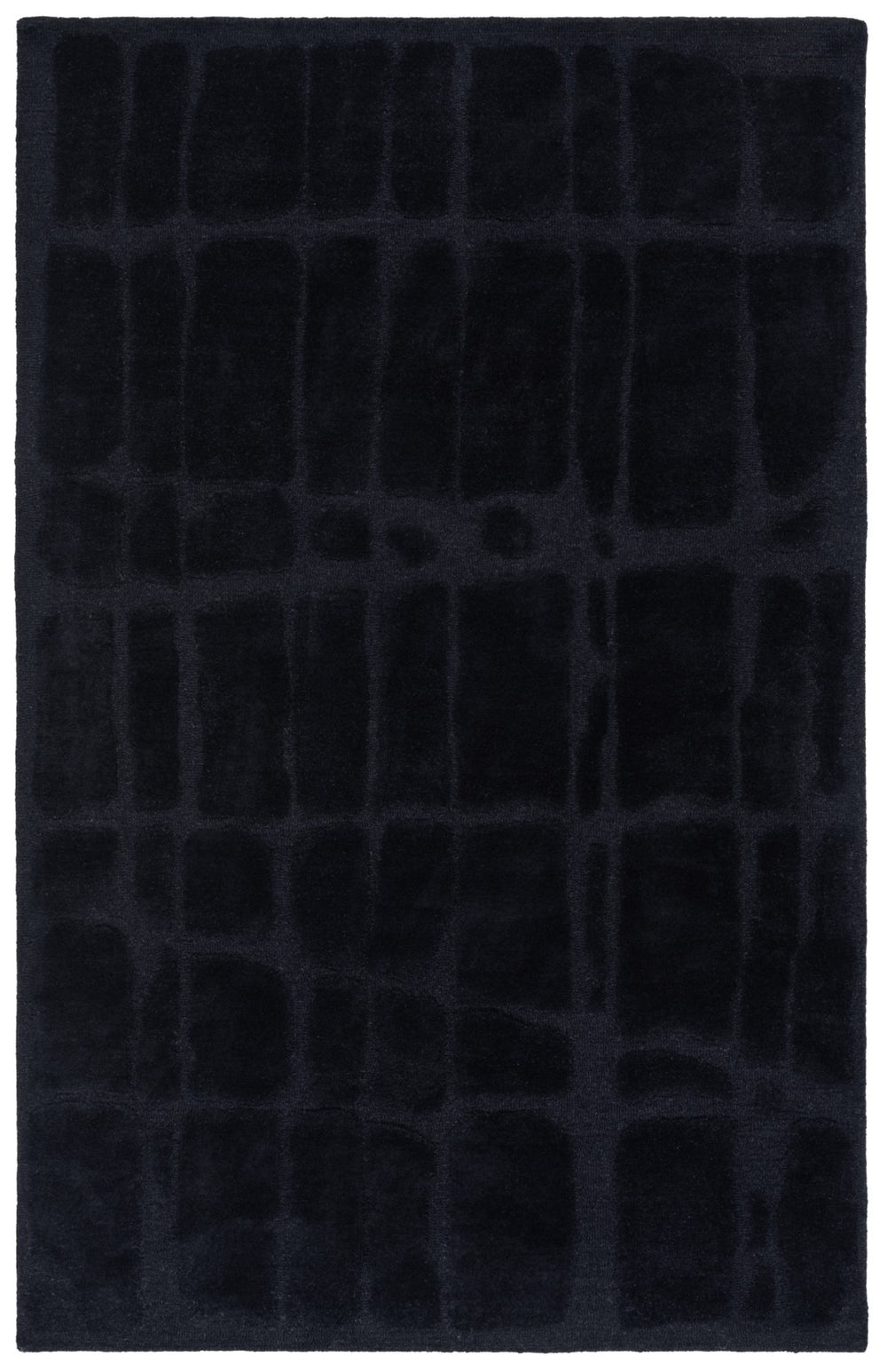 Safavieh Rodeo Drive Handcrafted Area Rug - Luxurious Elegance For Timeless Décor With Durable Comfort Black 80% Wool & 20% Cotton Rd678z-4