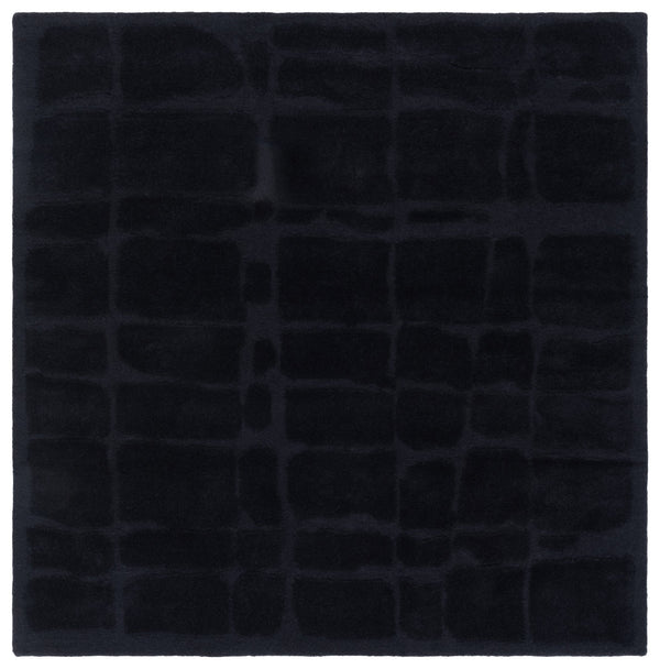 Safavieh Rodeo Drive Luxurious Hand-tufted Area Runner Rug – Soft Wool Blend For Elegant Home Decor Black 80% Wool & 20% Cotton Rd678z-6sq