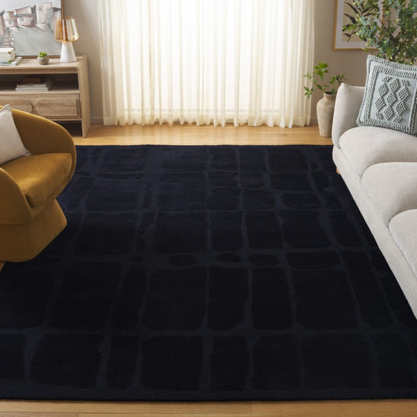 Safavieh Rodeo Drive Handcrafted Area Rug - Luxurious Elegance For Timeless Décor With Durable Comfort Black 80% Wool & 20% Cotton Rd678z-4