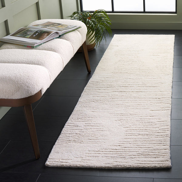 Safavieh Rodeo Hand-tufted Wool And Cotton Rug - Timeless Elegance For Hallways And Entryways In Any Decor Ivory 80% Wool & 20% Cotton Rd679a-28