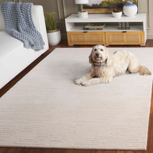 Safavieh Rodeo Hand-tufted Area Rug - Luxurious Wool Blend, Timeless Elegance For Any Room Décor Ivory 80% Wool & 20% Cotton Rd679a-6